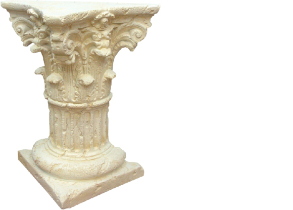 78 cm XXL Big Säule Stil 1900 Alt Griechischer Antiker Stil Restaurant Caffee