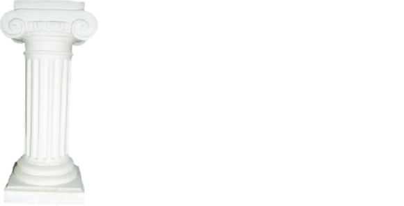 Griechischer Antik Stil Säulen Säule Kolumne Blumen Ständer Dekoration