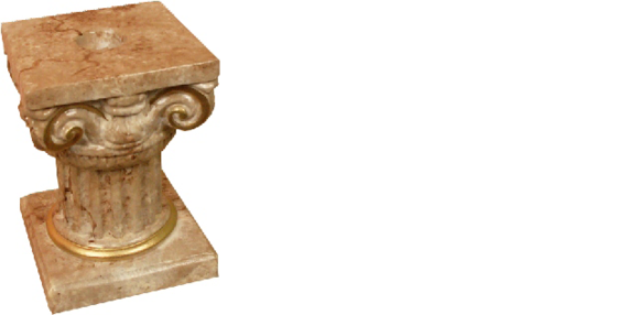 Design Säule Kerzen Ständer Leuchten Leuchte Lampe Decolampe Beleuchtung