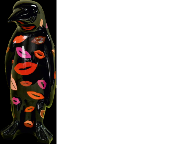 Design Luxus Figur Skulptur Handarbeit Pinguin Tier Skulpturen Figuren XXL