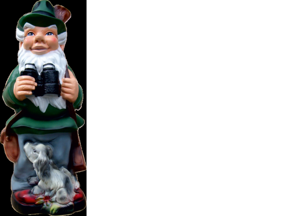 Garten Zwerg Jäger Figur Statue Skulptur Figuren Skulpturen Dekoration