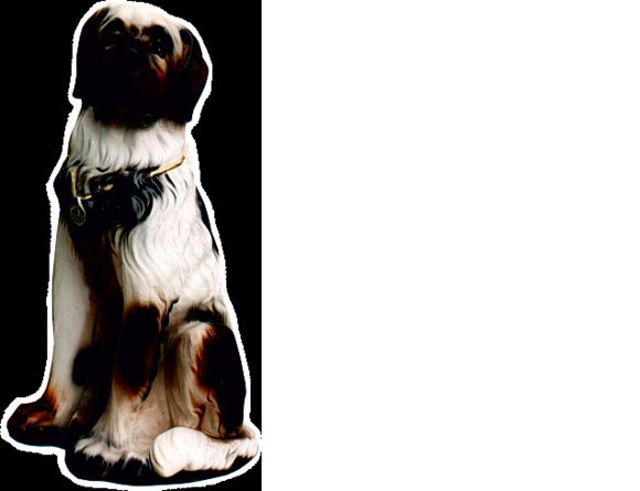 Hund Figur Statue Skulptur Figuren Skulpturen Dekoration Deko Bernhardiner
