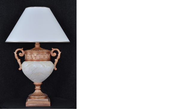 XXL Tisch Nacht Lampe Leuchte Vase Echte Handarbeit Standleuchte Lampen