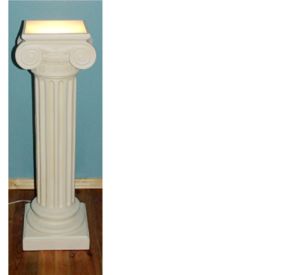 Säule Lampe Steh Leuchte Skulptur Stand Leuchten Figur Skulpturen Säulen