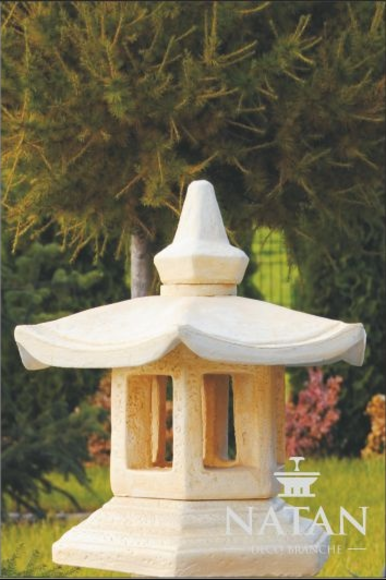 Außenleuchte Laterne Lampe Terrassen Stein Skulptur Leuchte Beleuchtung