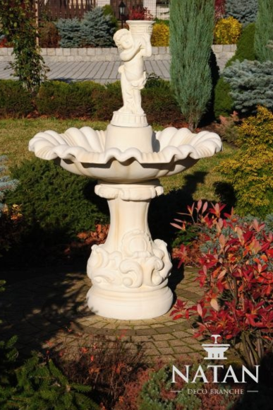 Zierbrunnen Springbrunnen Skulptur Brunnen Dekoration Garten Fontaine