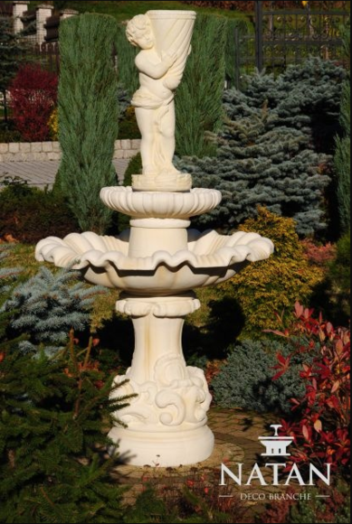 Springbrunnen Garten Teich Brunnen Steinbrunnen Gartenbrunnen Stein