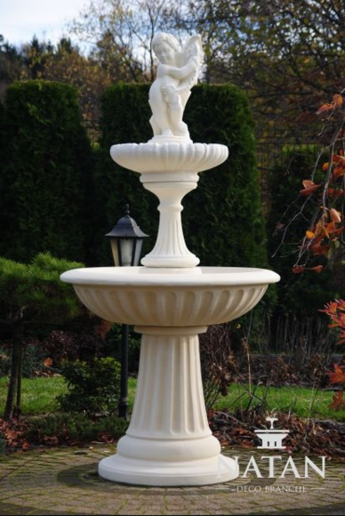 Zierbrunnen Springbrunnen Skulptur Brunnen Dekoration Garten Fontaine