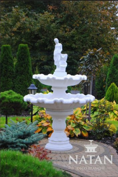 Zierbrunnen Springbrunnen Figur Brunnen Dekoration Garten Fontaine
