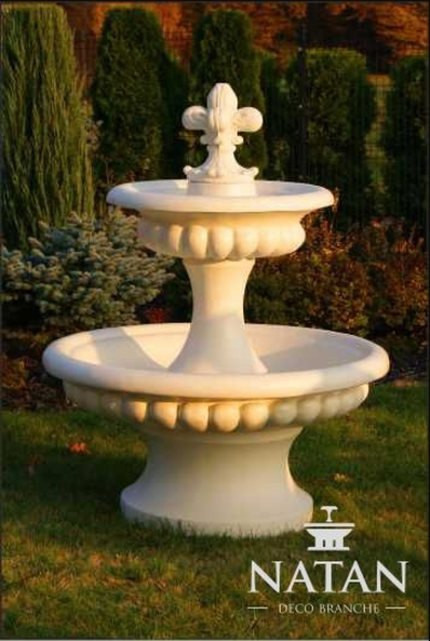 Zierbrunnen Springbrunnen 157cm Skulptur Brunnen Deko Garten Fontaine