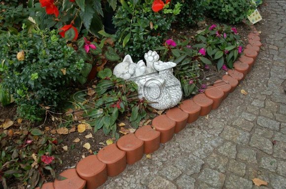 Garten Dekoration Katze Terrasse Stein Figuren Figur Deko Statue Skulptur
