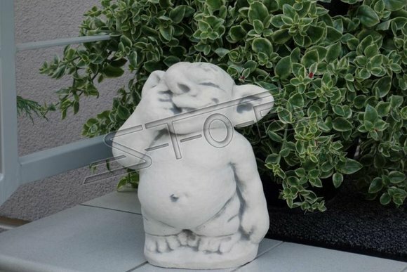 Troll 22cm Skulptur Design Figur Statue Garten Figuren Statuen Skulpturen