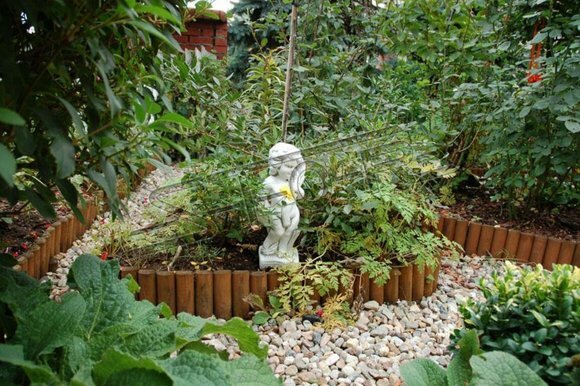 36cm Deko Skulptur Design Figur Statue Garten Figuren Statuen Skulpturen