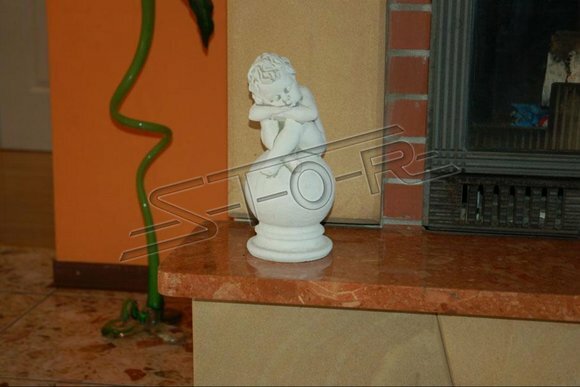 Grabschmuck Grab Stein Dekoration Engel Figur Skulptur Gott Heilig 24cm
