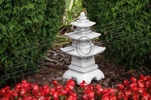 Japanischer Garten Lampen Dekoration Beleuchtung Vogel Tränke Figur
