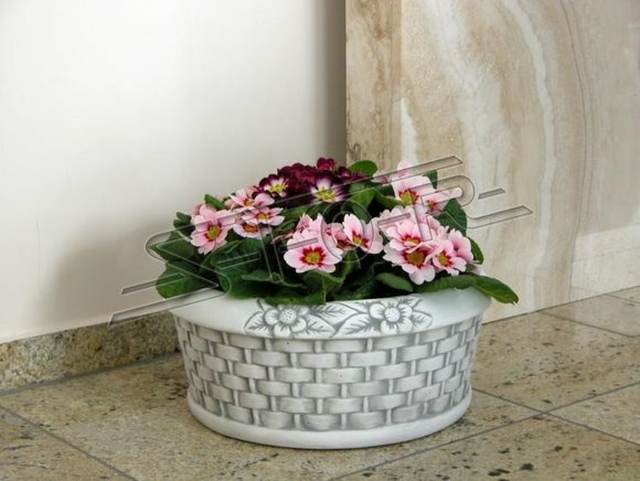 Blumenkübel Pflanz Kübel Dekoration Figur Blumentöpfe Garten Vasen