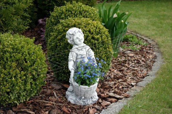 Blumenkübel Pflanz Kübel Dekoration Figur Blumentöpfe Garten Vasen
