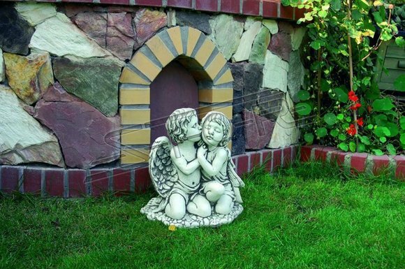 Engel Kinder Skulptur Design Figur Statue Garten Figuren Statuen Skulpturen