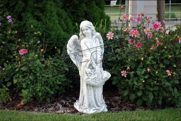 Frau 63cm Skulptur Design Figur Statue Garten Figuren Statuen Skulpturen