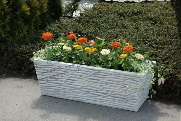 Blumenkübel Pflanz Kübel Dekoration Figur Blumentöpfe Garten Vasen