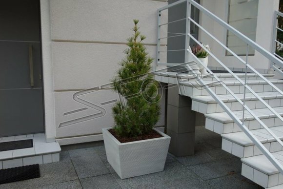 Blumenkübel Pflanz Kübel Dekoration Figur Blumentöpfe Garten Vasen