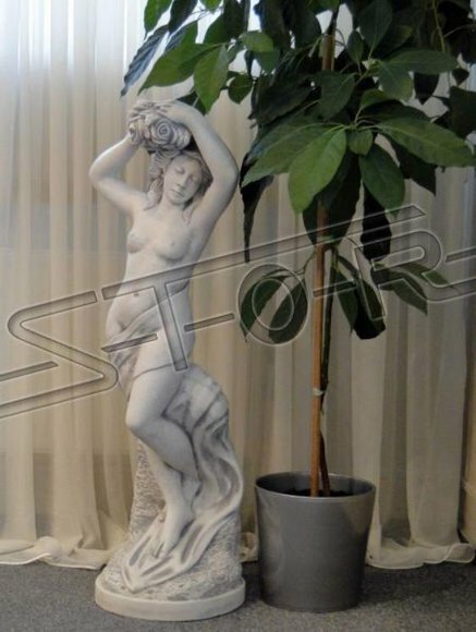 Statuen Figur Frau 130cm Garten Designer Figuren Skulptur Skulpturen