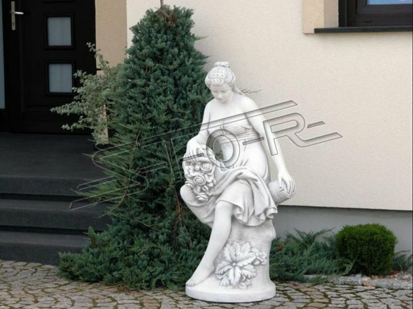 Römische Figur Statue Frau Figuren Statuen Skulptur Skulpturen Garten