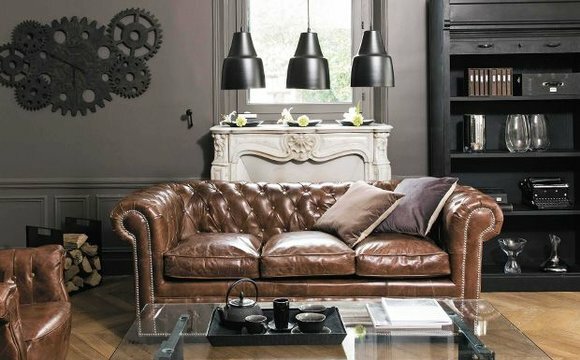 Design Chesterfield Sofa Couch Polster Sofas Couchen Sitz Garnitur