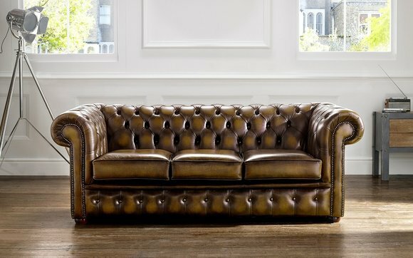 Chesterfield Designer Antik Stil Sofa Couchen Polster Sitz Garnitur