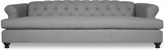 Design Sofa 3 Sitzer Chesterfield Stoff Couch Sofa Polster Sofas Neu