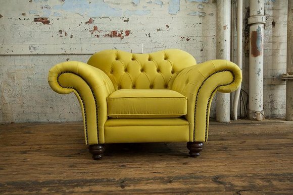 Neue Designer Sofa Sofas Luxuriöse Polster Chesterfield Sessel 1 Sitzer