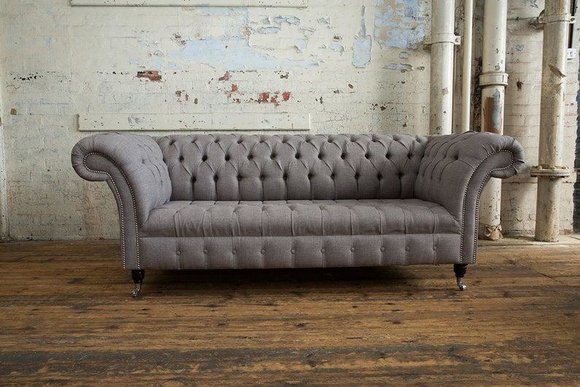 3 Sitzer Chesterfield Polster Sofas Design Luxus Couch Sofa Couchen
