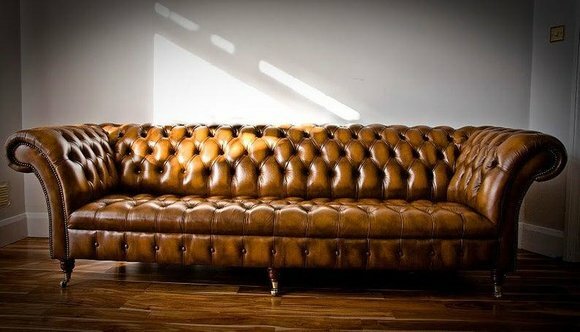 Antik Stil Chesterfield England Polster 4 Sitzer XXL Lounge Club Sofa