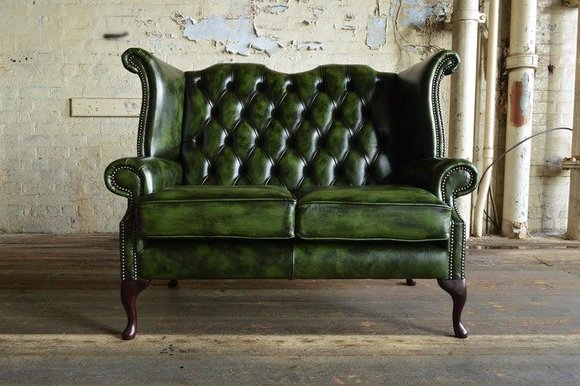 Chesterfield Sofa 2 Sitzer Polster Design Luxus Couch Sofas Ohrensessel