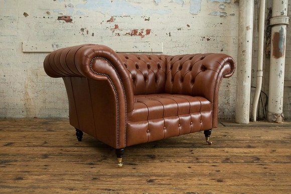Chesterfield Kunstleder Polster Sofas Design Luxus Couch Sofa Sessel