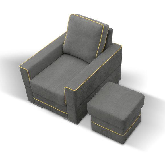 Sofa 1 Sitzer Couch Designer Textil Sofas Polster Neu Moderner Sessel