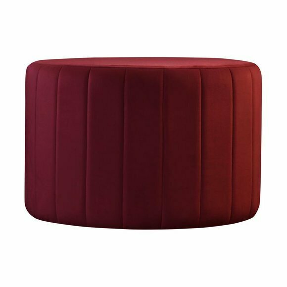 Pouf Fußhocker Rund Sitz Hocker Polsterhocker Sitzhocker Badhocker Puff