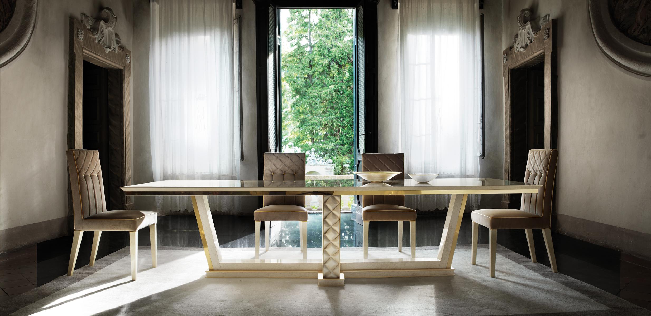 Esstisch + 8 Stühle Esszimmer Tisch Rokoko Barock Jugendstil royal luxus
