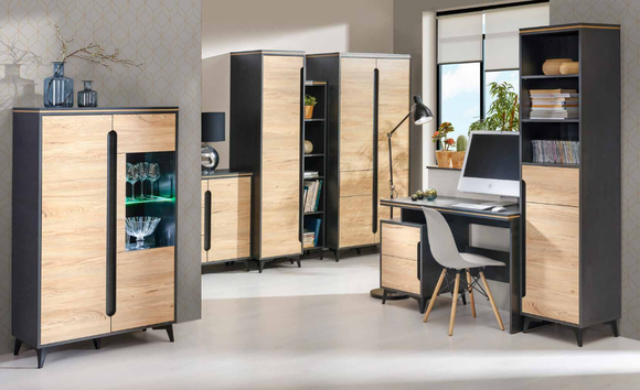 Moderne Büro Zimmer Set Office Einrichtung Komplett Set Möbel Tisch