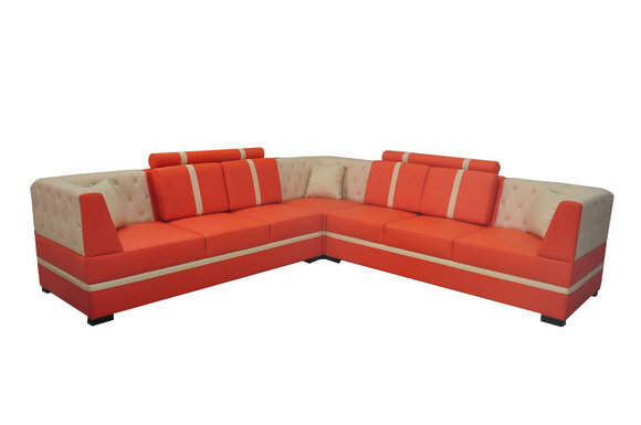 Eck Sofa Couch Polster Ecke Wohn Zimmer Landschaft Designer Couchen