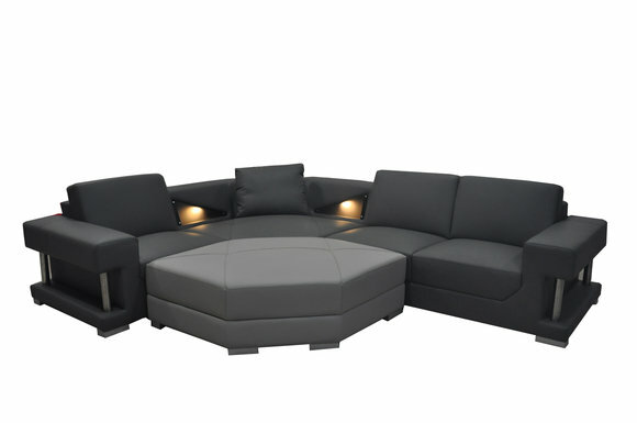 Eck Sofa Couch Polster Ecke Wohn Landschaft Designer Couchen Textil A1131 Zimmer