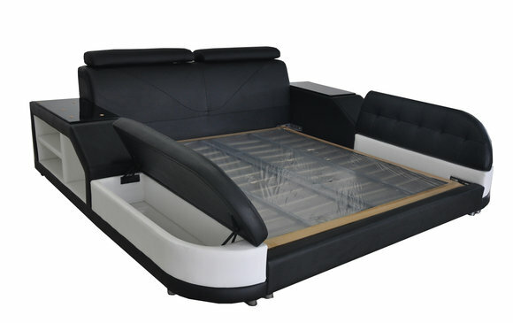 Design Luxus Bett Polster Ehe Hotel Moderne Betten Leder 140/160/180/200