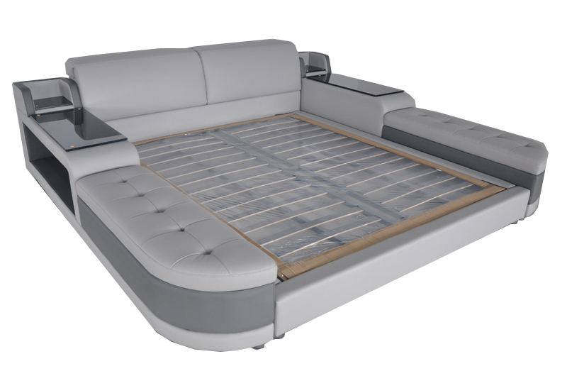 Design Luxus Bett Polster Ehe Hotel Moderne Betten Leder 140/160/180/200