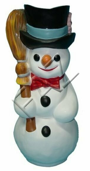 Skulptur Figur Figuren Steinfigur Statuen Schneemann Weihnachten