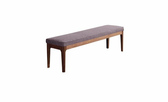 Sitz Polster Bank Polster Sitz Hocker Bank Textil Stoff Holz Stil Designer
