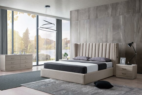 Bett Polster Design Luxus Doppel Hotel Betten Ehe 180x200cm Schlaf Zimmer