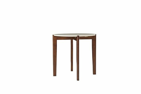 Design Holz Tisch Runde Couchtische Beistelltische Tische jvmoebel Abstrakt