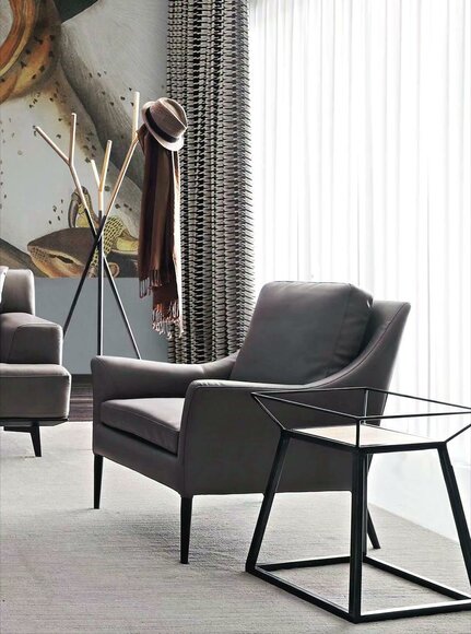 Sessel Clubsessel Loungesessel Bar Sessel Leder Sofa Design Neu