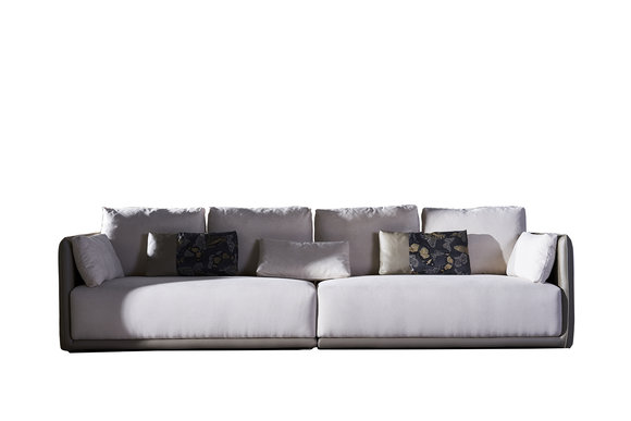 Moderne Fünfsitzer Couch Polster Design Sofa 5er Sitz Sofas Zimmer Möbel