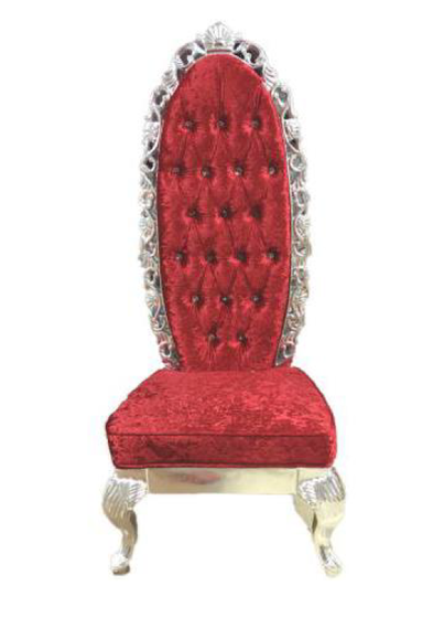Thron Sessel Königlicher Polster 1Sitz Antik Stil Stühle Neu Chesterfield